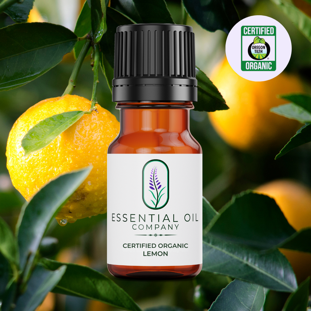 Certified Organic Lemon Essential Oil